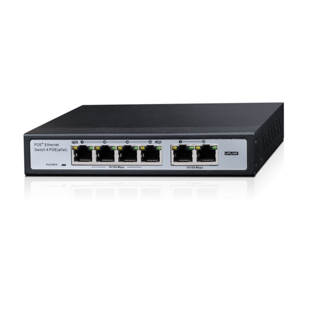 4+2-Port 10/100Mbps PoE Switch Provision ISR