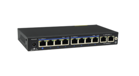 8-PORT 10/100 MBPS + 2-PORT 1GBPS POE SWITCH PROVISION ISR