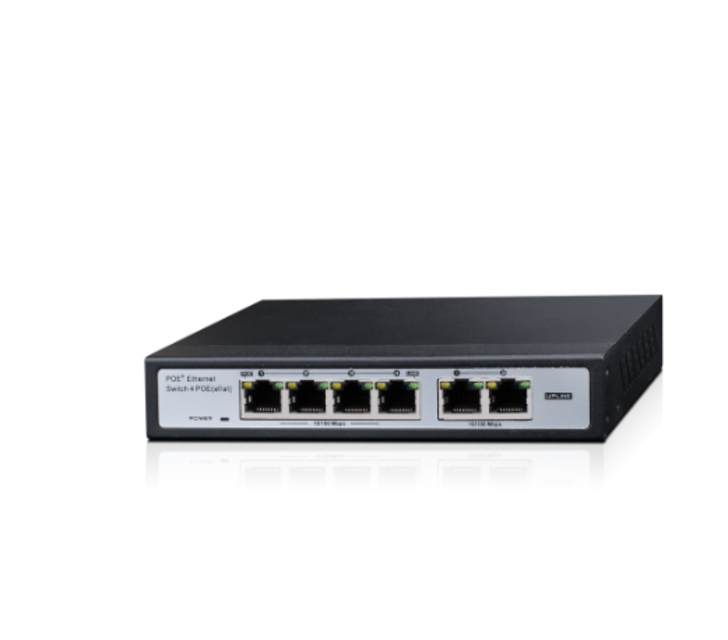 4+2-Port 10/100Mbps PoE Switch Provision ISR