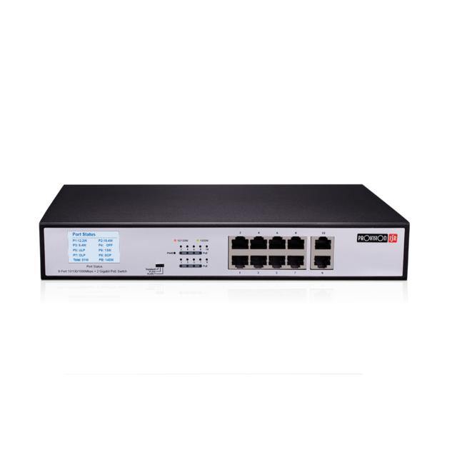 8+2 10/100/1000Mbps Ports Switch Provision ISR